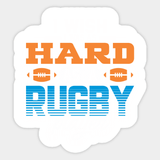 In Love with Rugby Sticker